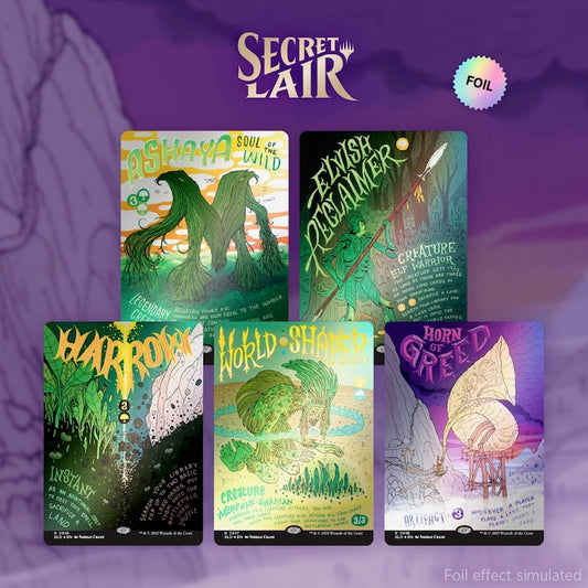 Our Boss Is On Vacation Superdrop: Garden Buds Rainbow Foil Edition