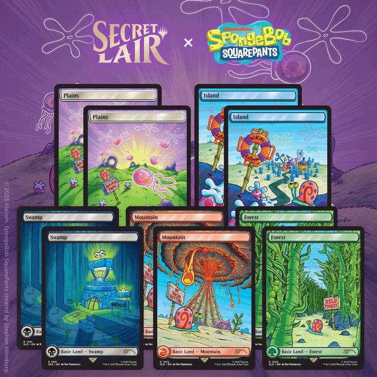 Our Boss Is On Vacation Superdrop: Secret Lair X SpongeBob SquarePants: Lands Under The Sea