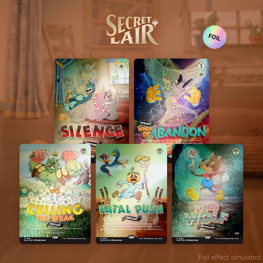 Our Boss Is On Vacation Superdrop: Twisted Toons Rainbow Foil Edition