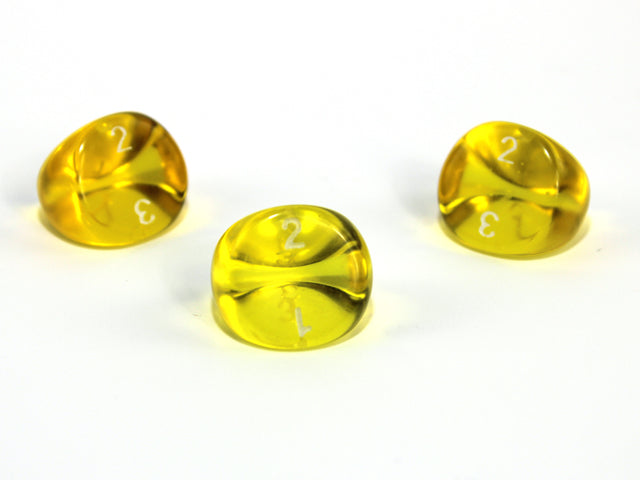 Translucent Polyhedral Yellow/white d3