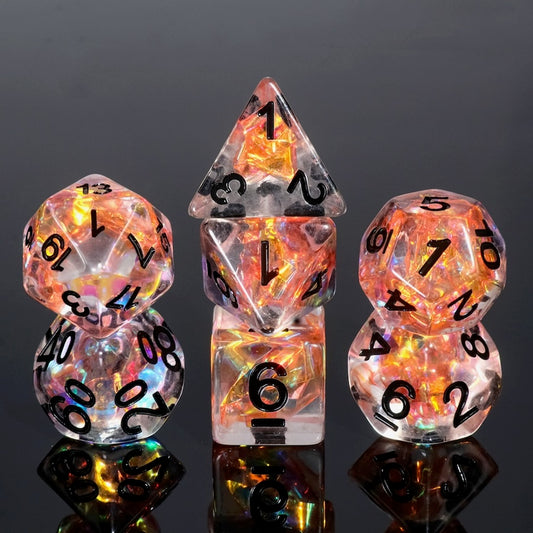 Phoenix's Rebirth Dice Set