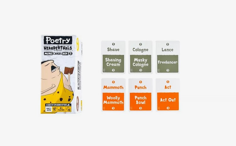 Poetry for Neanderthals: More Cards Box 1