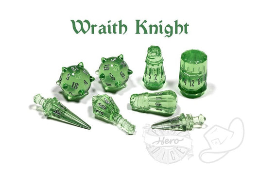 PolyHero Warrior 8 Dice Set Wraith Knight