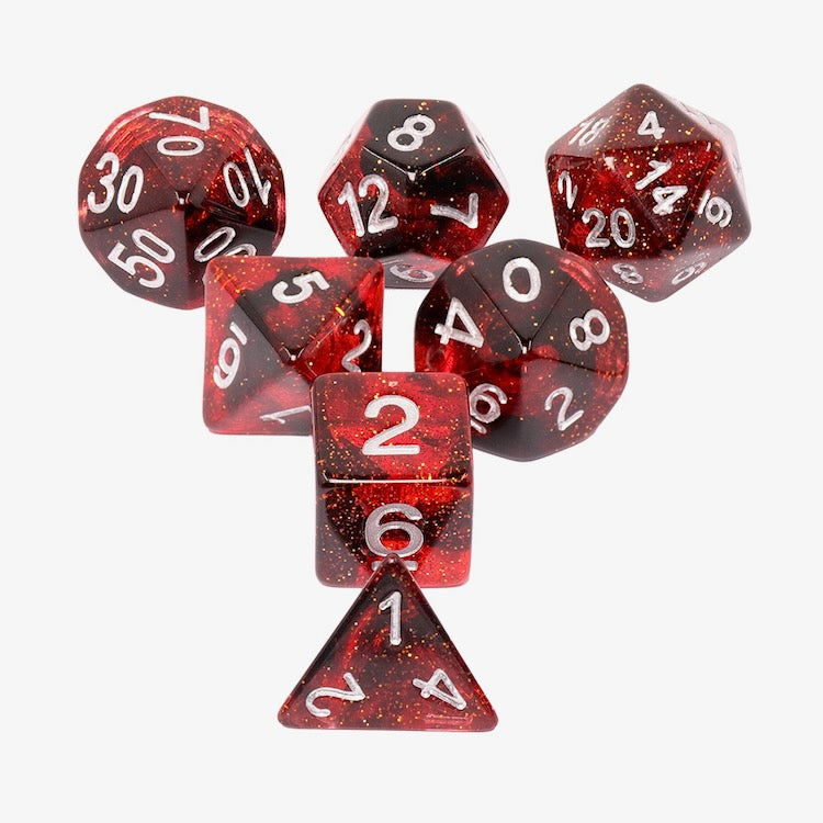 Primordial Ember Dice Set