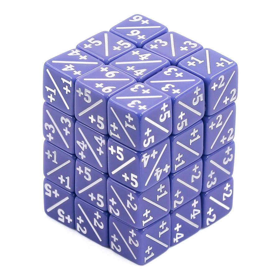 Purple MTG Positive Counter Dice (12mm Single)