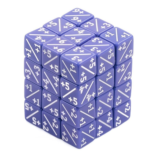 Purple MTG Positive Counter Dice (12mm Single)