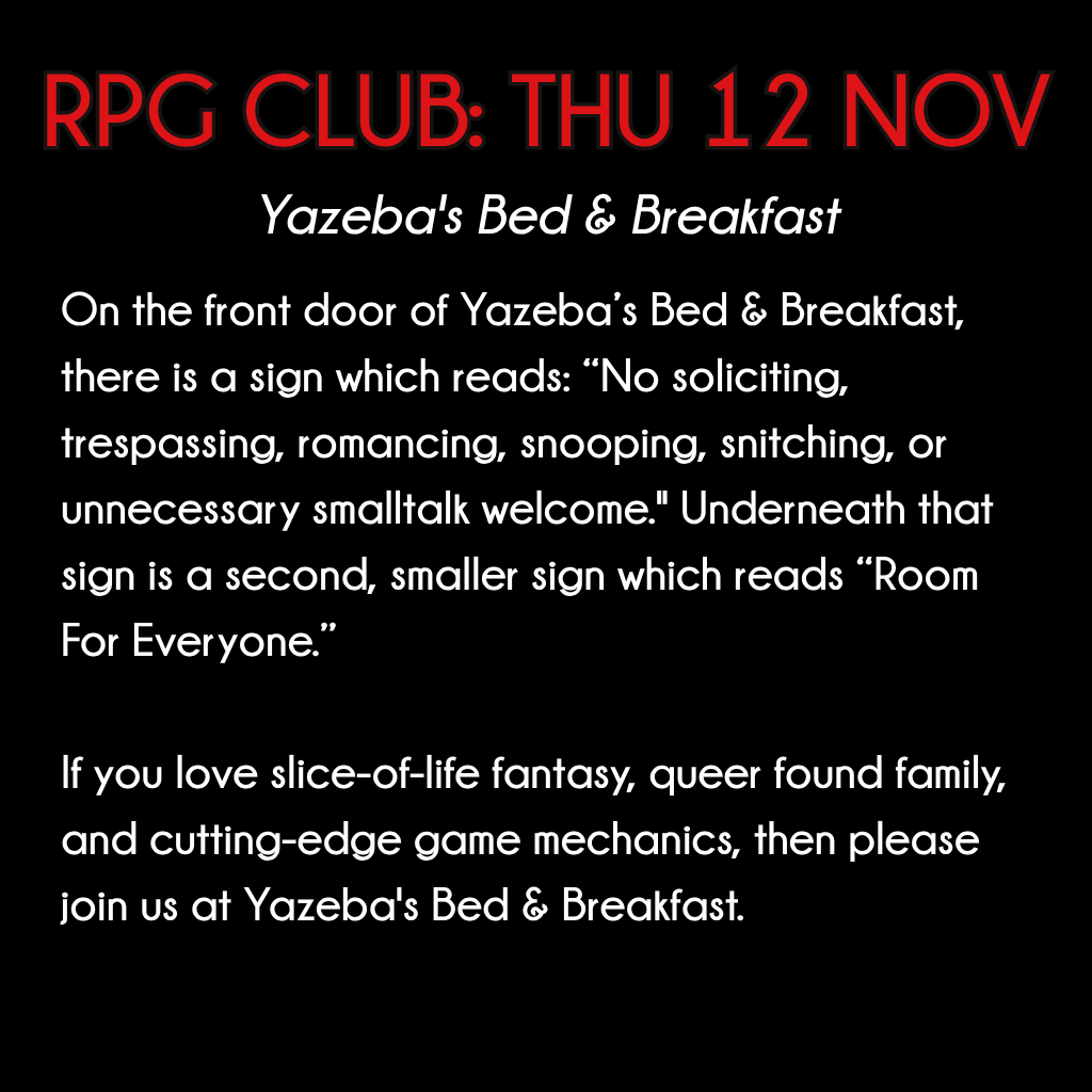 Community RPG Club Tickets | Weekly Sessions at Behold Games