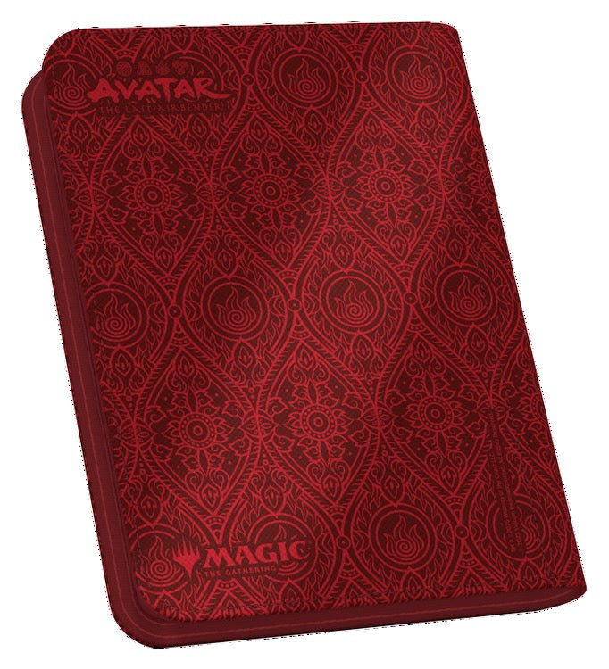 Red Mana - Zipfolio 160 (Magic: The Gathering Avatar: The Last Airbender)