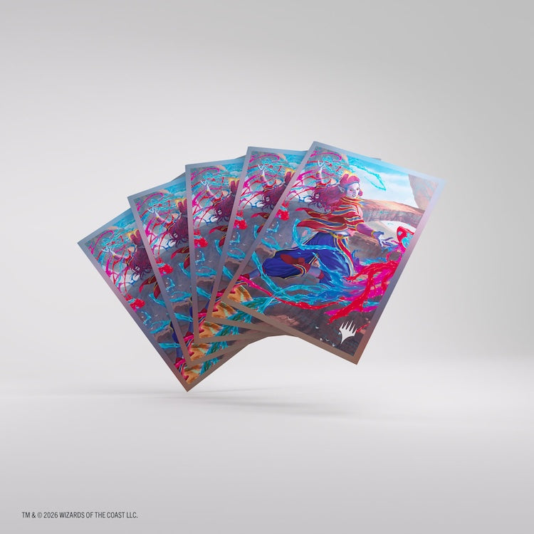 Rootha, Mastering The Moment - Gamegenic Premium Art Sleeves (Magic: The Gathering Secrets of Strixhaven)