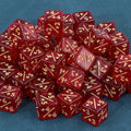 Ruby Positive Counter Dice (12mm Single)