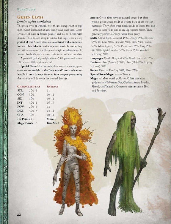 RuneQuest - Glorantha Bestiary