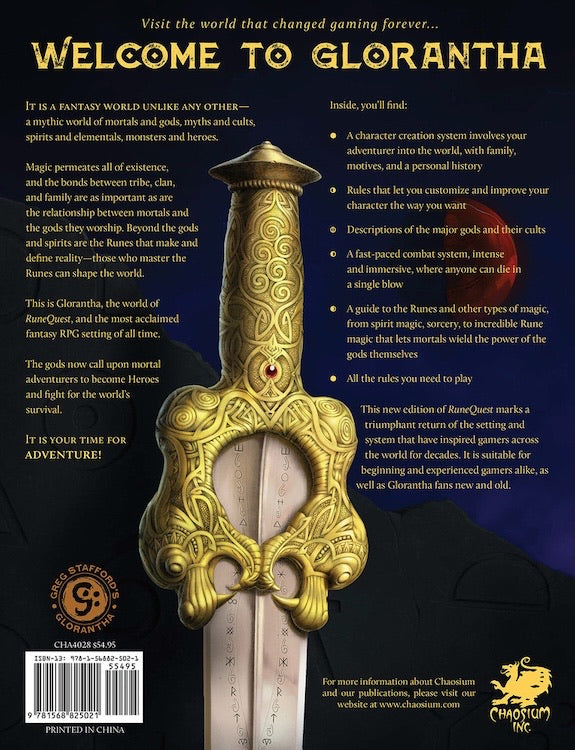RuneQuest - Roleplaying in Glorantha