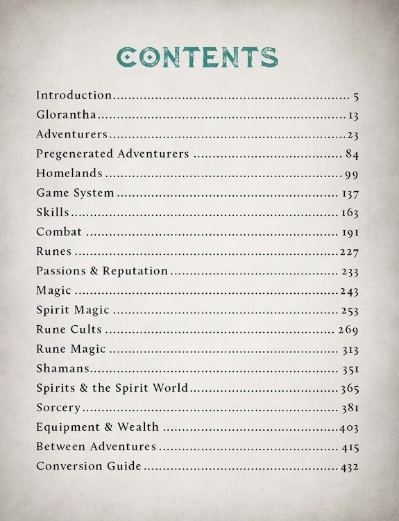 RuneQuest - Roleplaying in Glorantha