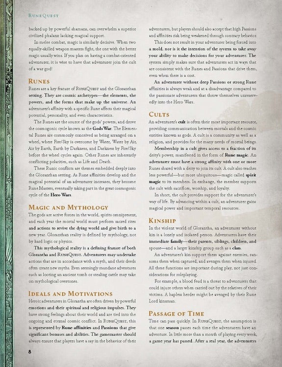 RuneQuest - Roleplaying in Glorantha
