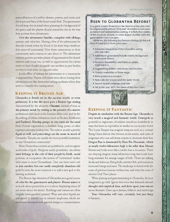 RuneQuest - Roleplaying in Glorantha