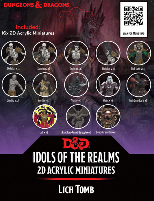D&D Idols of the Realms: Lich Tomb - 2D Set