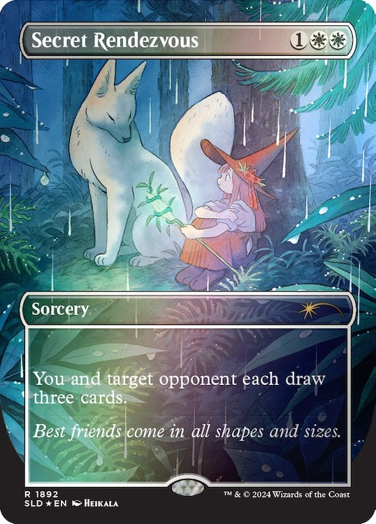 Secret Lair: Adventures Of The Little Witch Rainbow Foil Edition