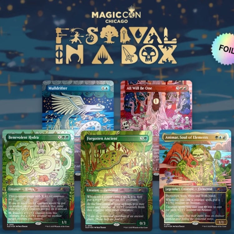 Secret Lair: MagicCon Chicago 2025 Animar & Friends Rainbow Foil Edition