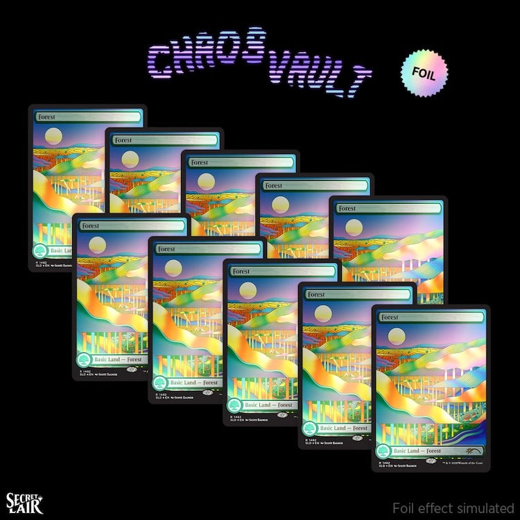 Secret Lair: The Strange Sands: Forest Rainbow Foil Edition