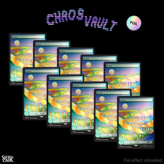 Secret Lair: The Strange Sands: Forest Rainbow Foil Edition