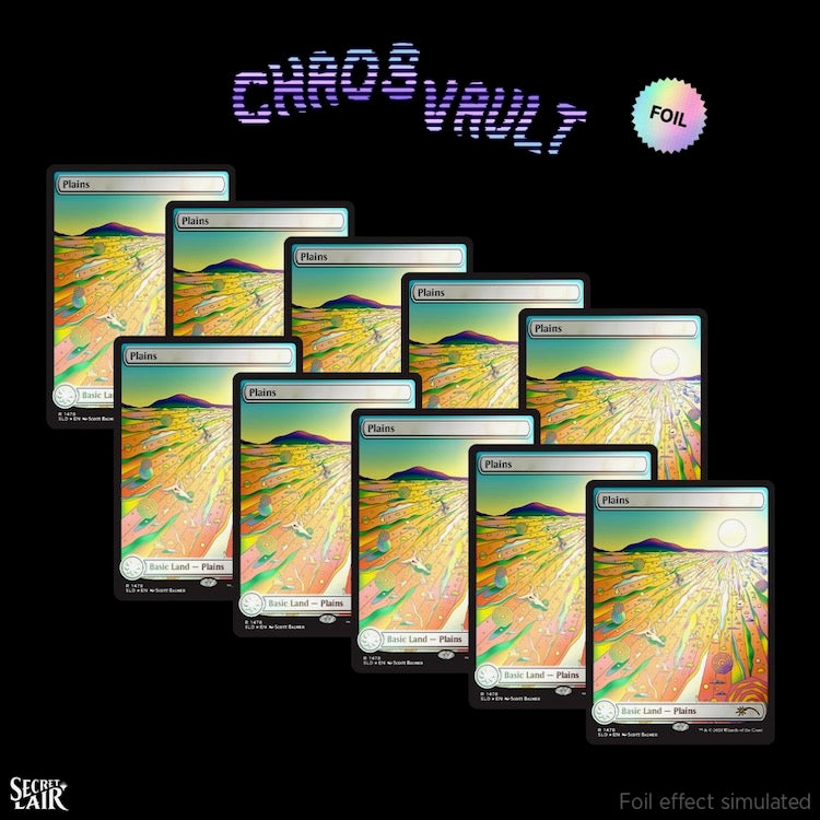 Secret Lair: The Strange Sands: Plains Rainbow Foil Edition