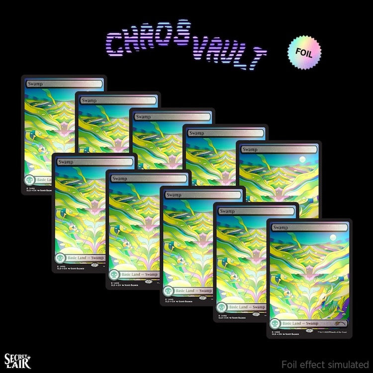 Secret Lair: The Strange Sands: Swamp Rainbow Foil Edition