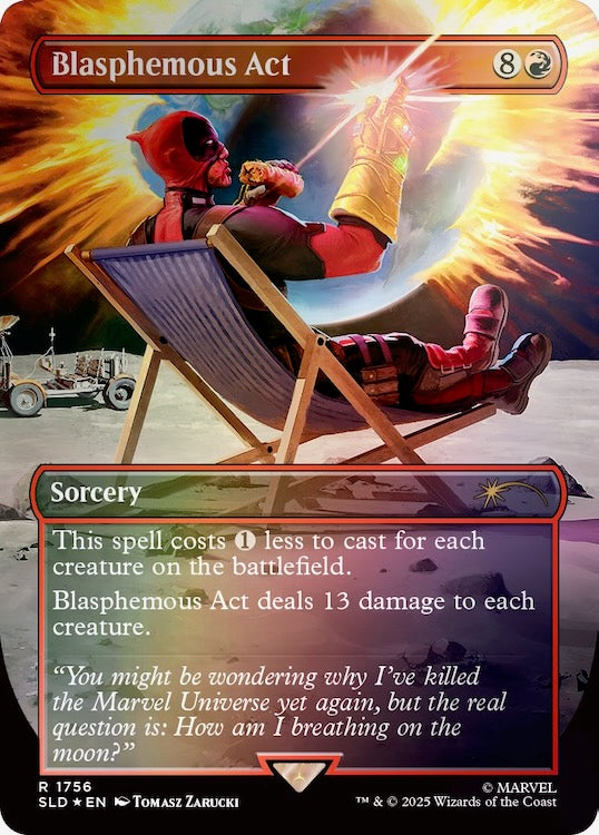 Secret Lair X Marvel's Deadpool Rainbow Foil Edition (Secret Lair April 'Pools Day!)