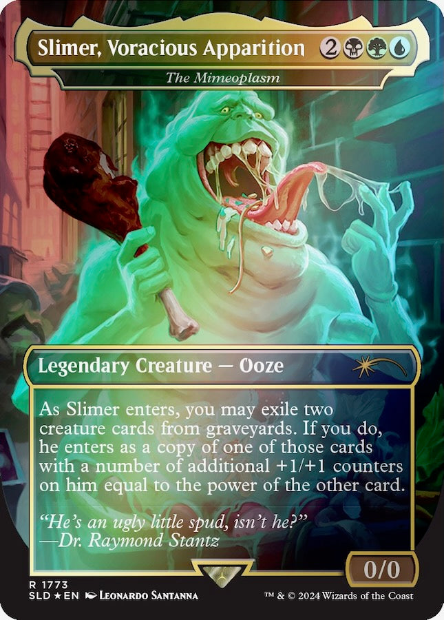 Secret Lair x Ghostbusters: Slimer Rainbow Foil Edition (Secret Lair Camp Totally Safe Superdrop)