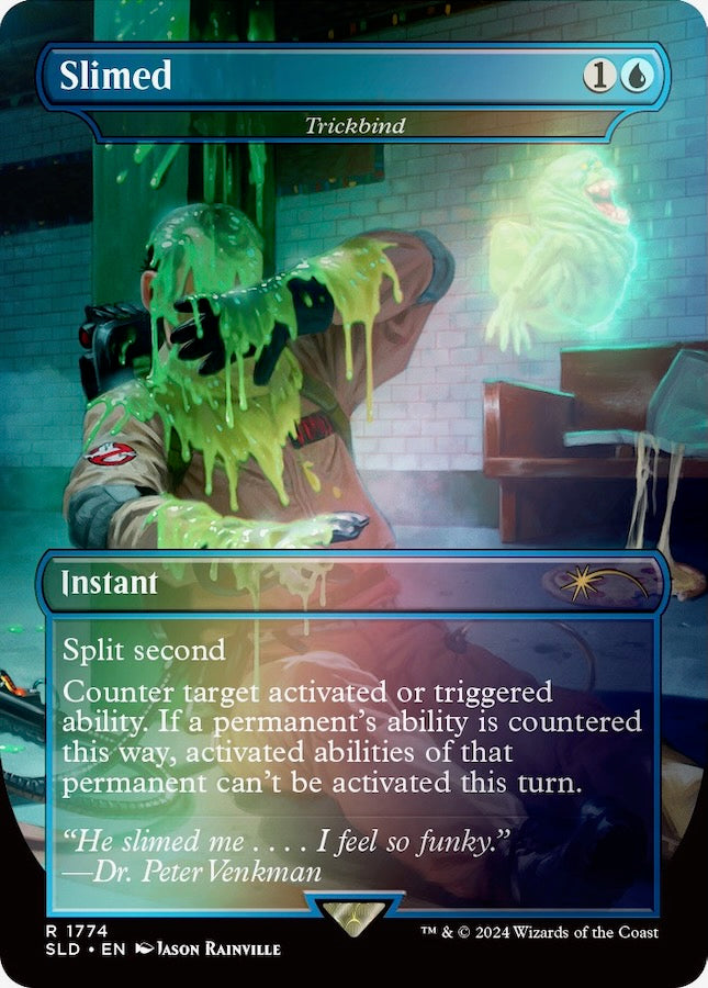 Secret Lair x Ghostbusters: Slimer Rainbow Foil Edition (Secret Lair Camp Totally Safe Superdrop)