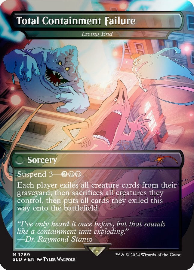 Secret Lair x Ghostbusters: The Real Ghostbusters Rainbow Foil Edition (Secret Lair Camp Totally Safe Superdrop)