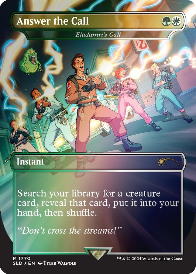 Secret Lair x Ghostbusters: The Real Ghostbusters Rainbow Foil Edition (Secret Lair Camp Totally Safe Superdrop)