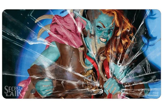 Secret Lair Winter Superdrop 2024 - Hard-Boiled Thrillers: Obeka, Brute Chronologist Standard Gaming Playmat for Magic: The Gathering