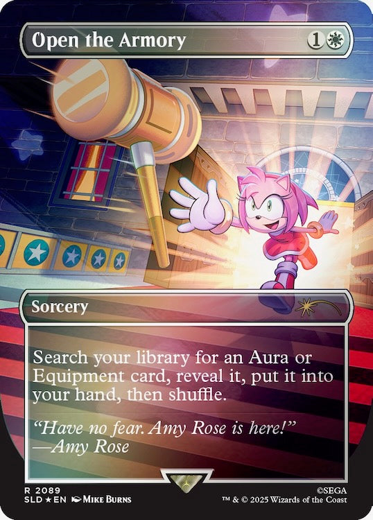 Secret Lair X Sonic: Chasing Adventure Rainbow Foil (The Sonic Superdrop)