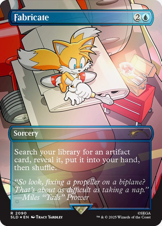 Secret Lair X Sonic: Chasing Adventure Rainbow Foil (The Sonic Superdrop)