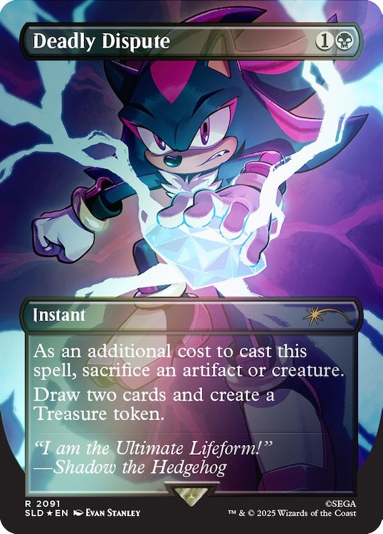 Secret Lair X Sonic: Chasing Adventure Rainbow Foil (The Sonic Superdrop)