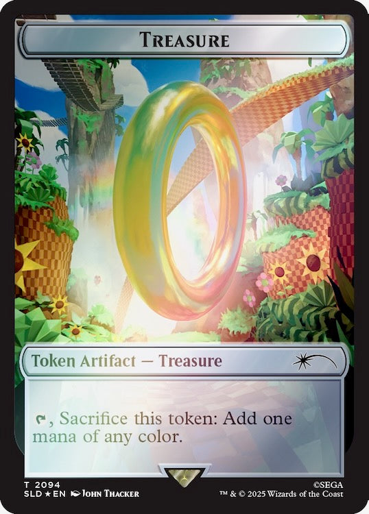 Secret Lair X Sonic: Chasing Adventure Rainbow Foil (The Sonic Superdrop)