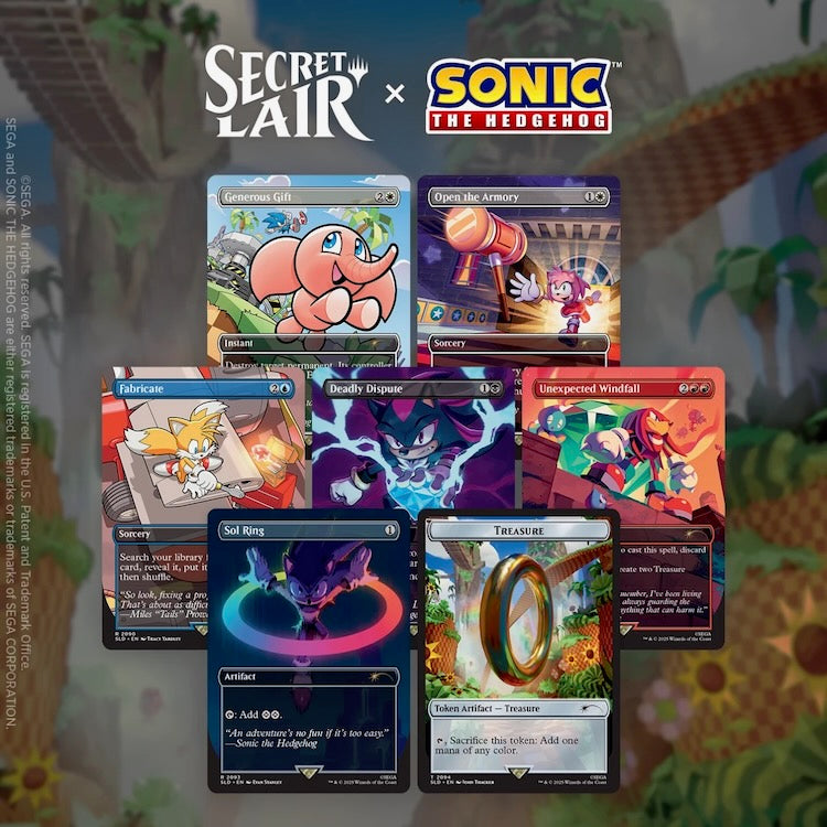 Secret Lair X Sonic: Chasing Adventure (The Sonic Superdrop)