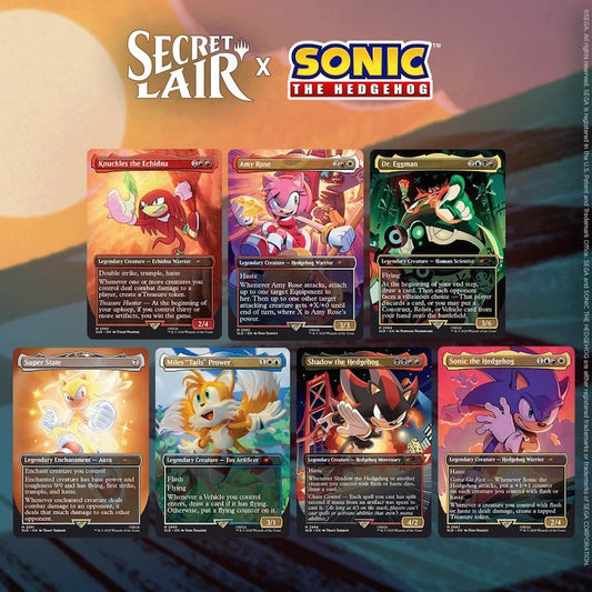 Secret Lair X Sonic: Friends & Foes (The Sonic Superdrop)