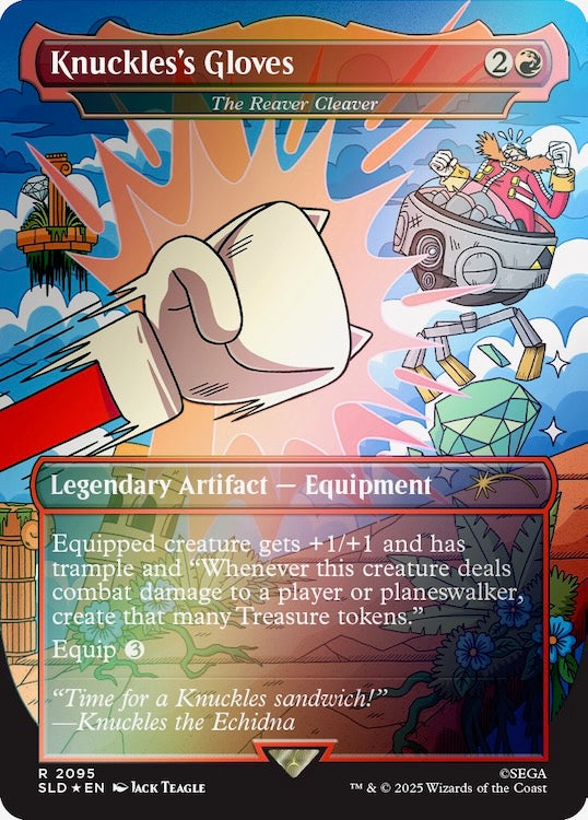 Secret Lair X Sonic: Turbo Gear Rainbow Foil (The Sonic Superdrop)