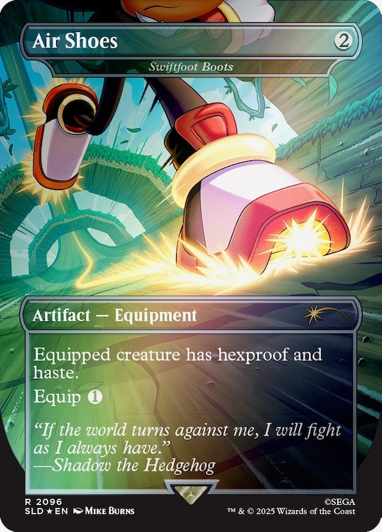 Secret Lair X Sonic: Turbo Gear Rainbow Foil (The Sonic Superdrop)