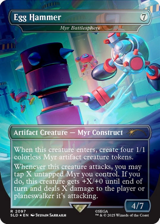 Secret Lair X Sonic: Turbo Gear Rainbow Foil (The Sonic Superdrop)