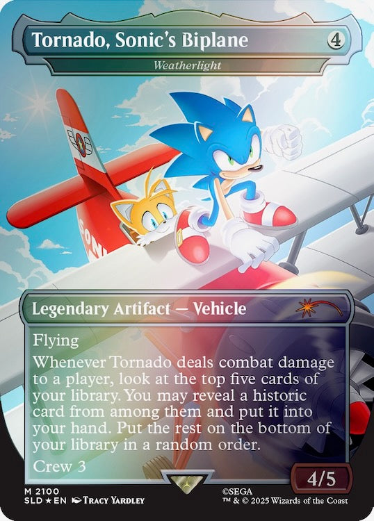 Secret Lair X Sonic: Turbo Gear Rainbow Foil (The Sonic Superdrop)