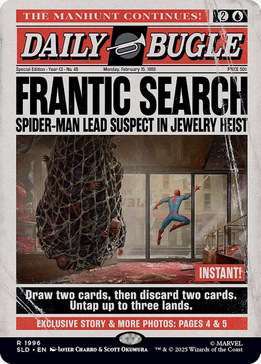 Secret Lair x Marvel's Spider-Man: Daily Bugle Breaking News
