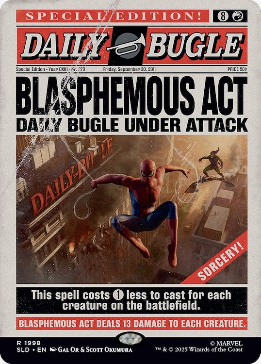 Secret Lair x Marvel's Spider-Man: Daily Bugle Breaking News