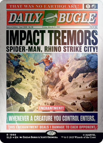 Secret Lair x Marvel's Spider-Man: Daily Bugle Breaking News Rainbow Foil