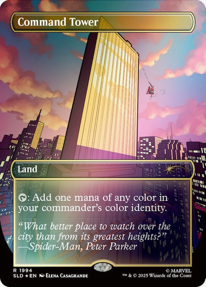 Secret Lair x Marvel's Spider-Man: Heroic Deeds Rainbow Foil