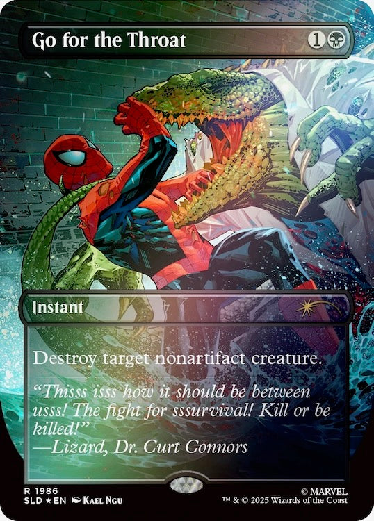 Secret Lair x Marvel's Spider-Man: Villainous Plots Rainbow Foil Edition