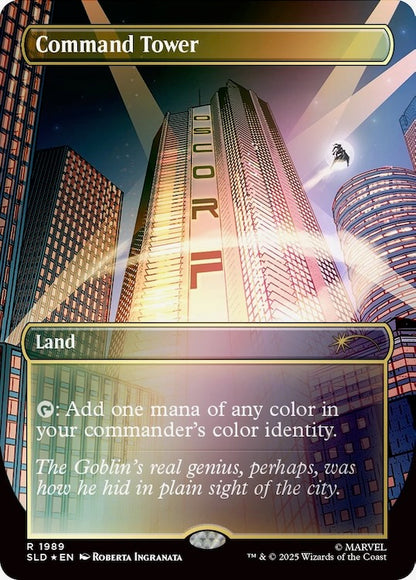 Secret Lair x Marvel's Spider-Man: Villainous Plots Rainbow Foil Edition