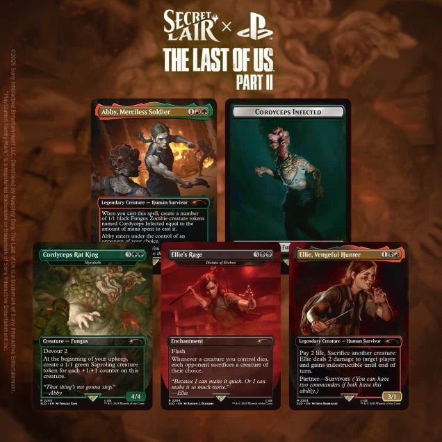 Secret Lair x The Last of Us: Part II (The Playstation Superdrop)