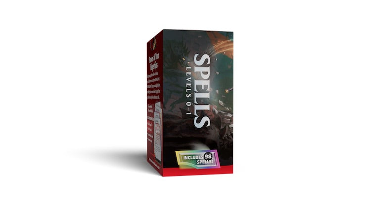 [PREORDER 4 AUGUST] Spells: Levels 0–1 | Dungeons & Dragons Reference Cards
